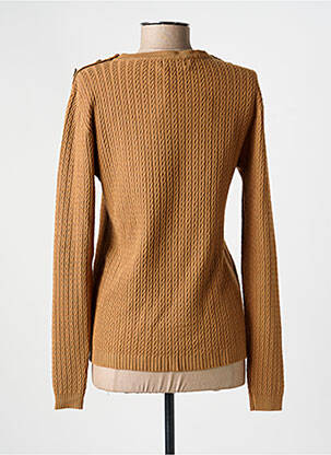 Pull coupe cintrée manches longues beige MOLLY BRACKEN femme