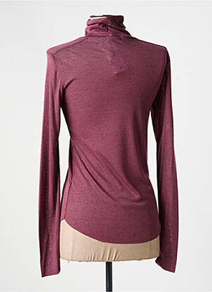 Sous-pull coupe cintrée manches longues violet MOLLY BRACKEN femme