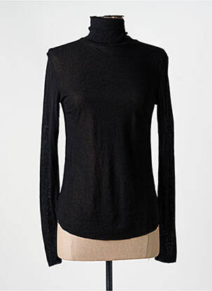 Sous-pull coupe cintrée manches longues noir MOLLY BRACKEN femme