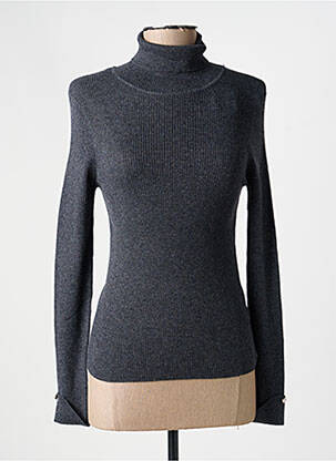 Pull col roulé coupe cintrée manches longues gris MOLLY BRACKEN femme