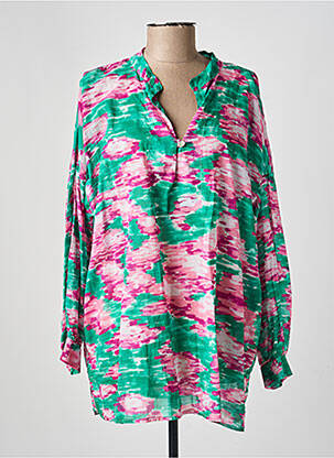 Blouse imprimé fantaisie manches longues vert BANDITAS FROM MARSEILLE femme