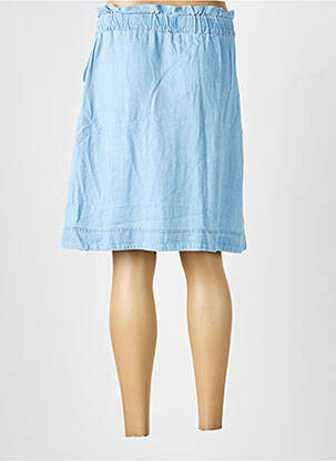 Jupe mi-longue coupe évasée bleu B.YOUNG femme