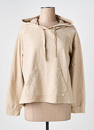 Sweat-shirt stretch manches longues beige PAKO LITTO femme