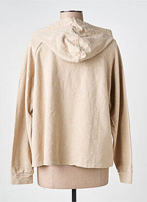Sweat-shirt stretch manches longues beige PAKO LITTO femme