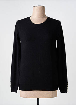 Pull stretch manches longues noir MOLLY BRACKEN femme