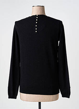 Pull stretch manches longues noir MOLLY BRACKEN femme