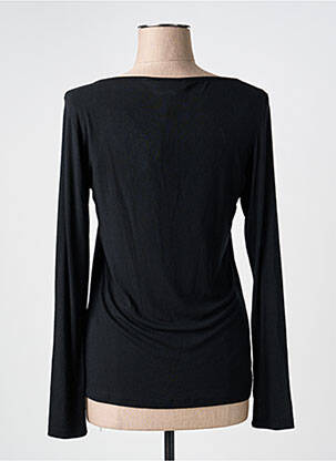 Pull coupe cintrée manches longues noir PAKO LITTO femme