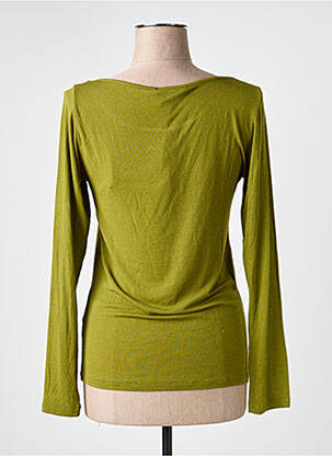 Pull coupe cintrée manches longues vert PAKO LITTO femme