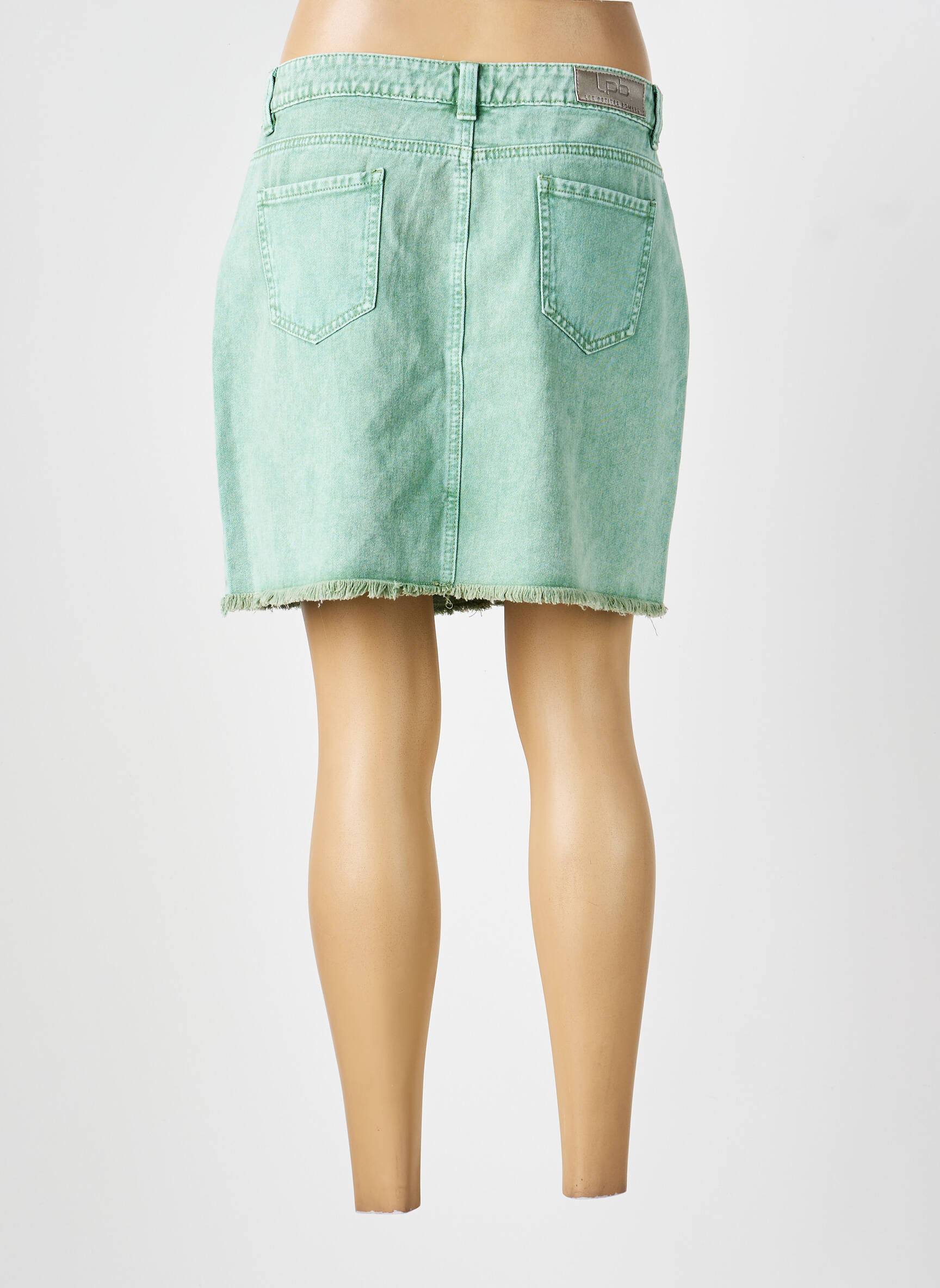 Jupe courte poches vert LES P'TITES BOMBES femme