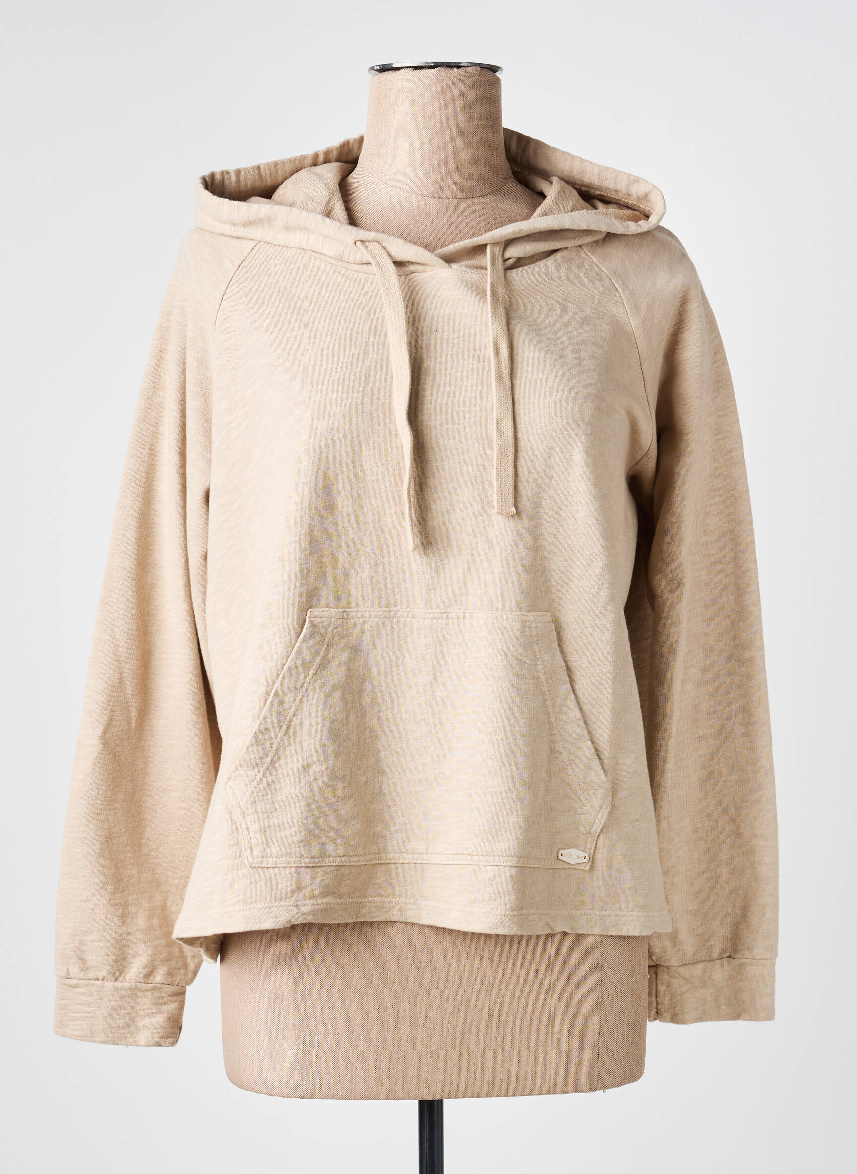 Sweat-shirt stretch manches longues beige PAKO LITTO femme