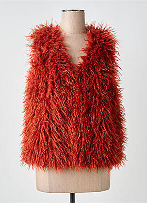 Veste casual coupe droite orange KING LOUIE femme