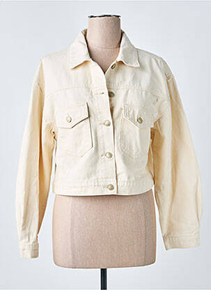 Veste casual coupe droite beige MOLLY BRACKEN femme