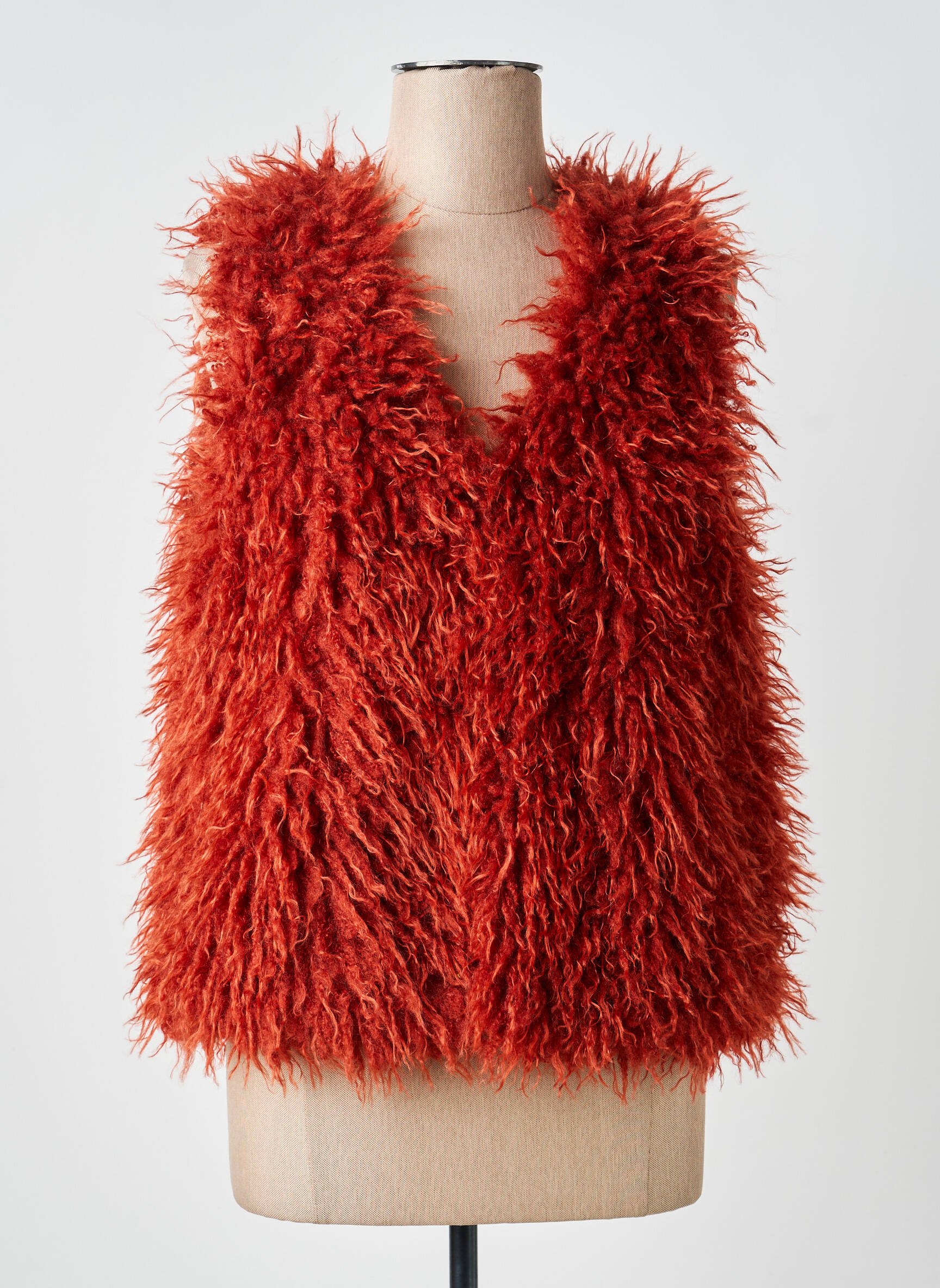 Veste casual coupe droite orange KING LOUIE femme