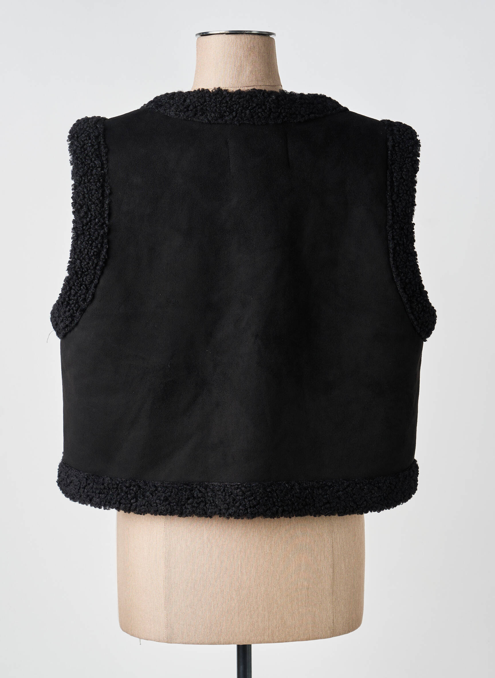 Veste casual col rond noir B.YOUNG femme