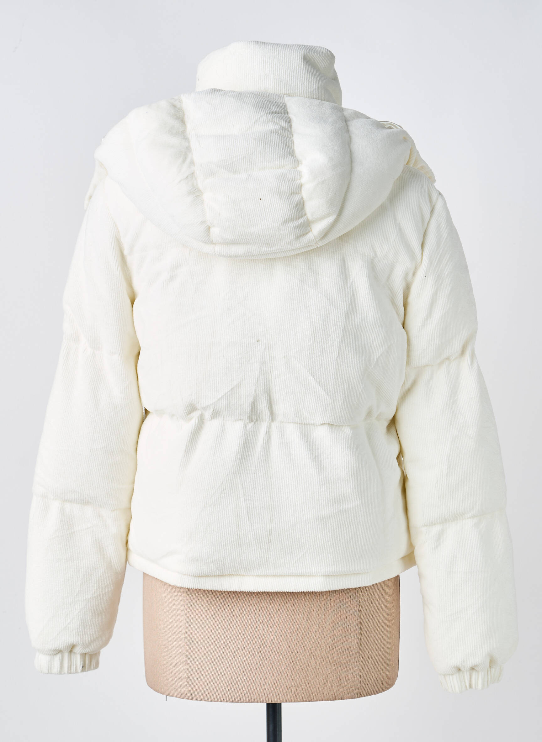 Doudoune poches a capuche blanc LPB femme