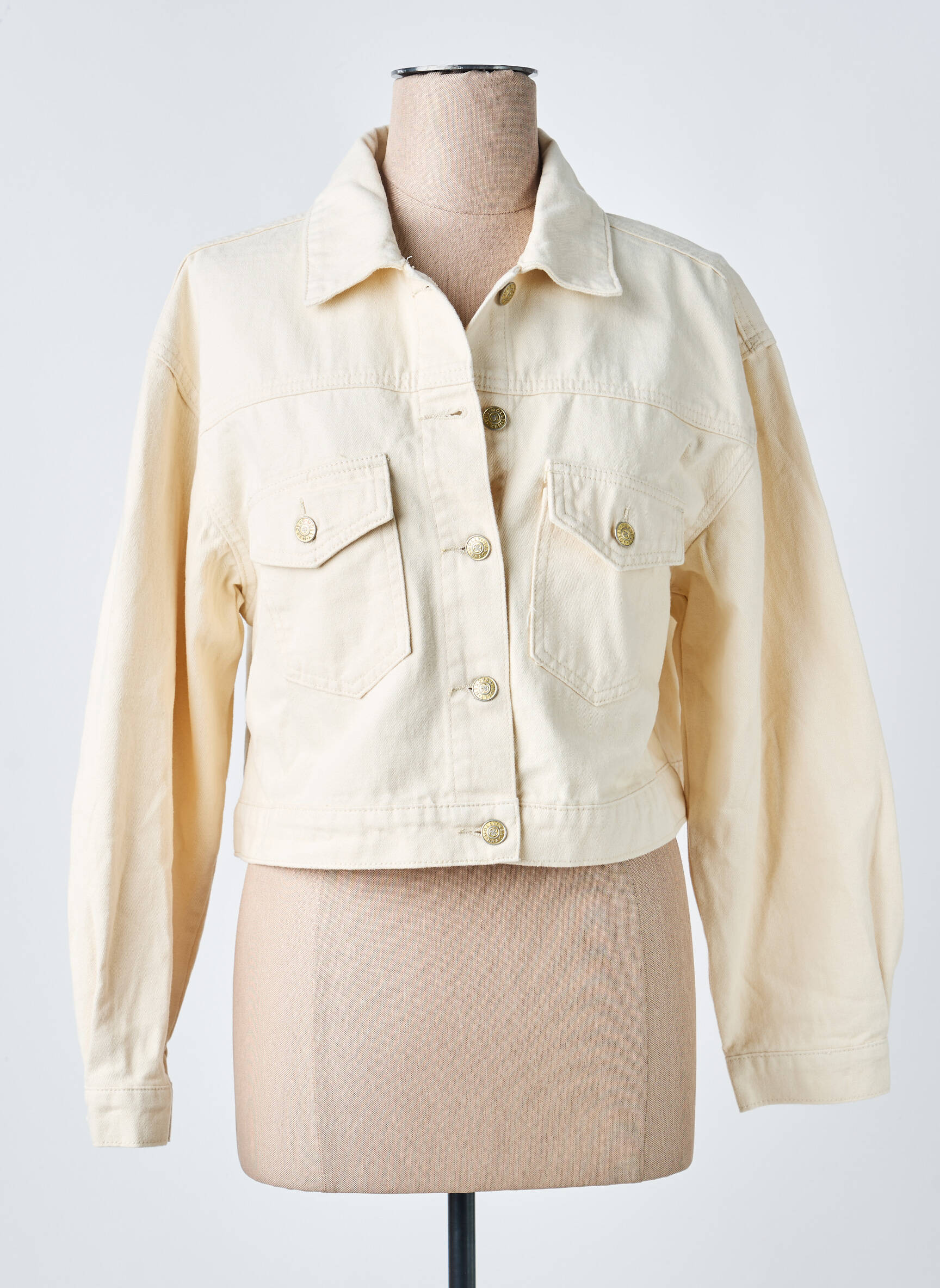 Veste casual coupe droite beige MOLLY BRACKEN femme