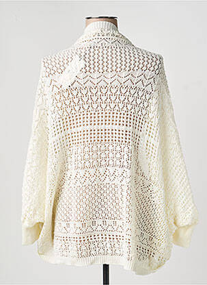Gilet manches longues resserrée sur le bas beige MOLLY BRACKEN femme
