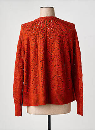 Gilet manches longues resserrée sur le bas orange KING LOUIE femme