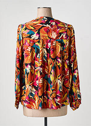 Chemisier imprimé fleurs manches longues orange KING LOUIE femme