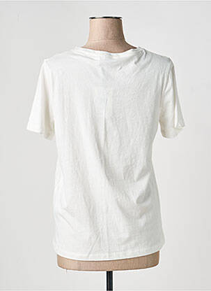 T-shirt stretch manches courtes blanc B.YOUNG femme
