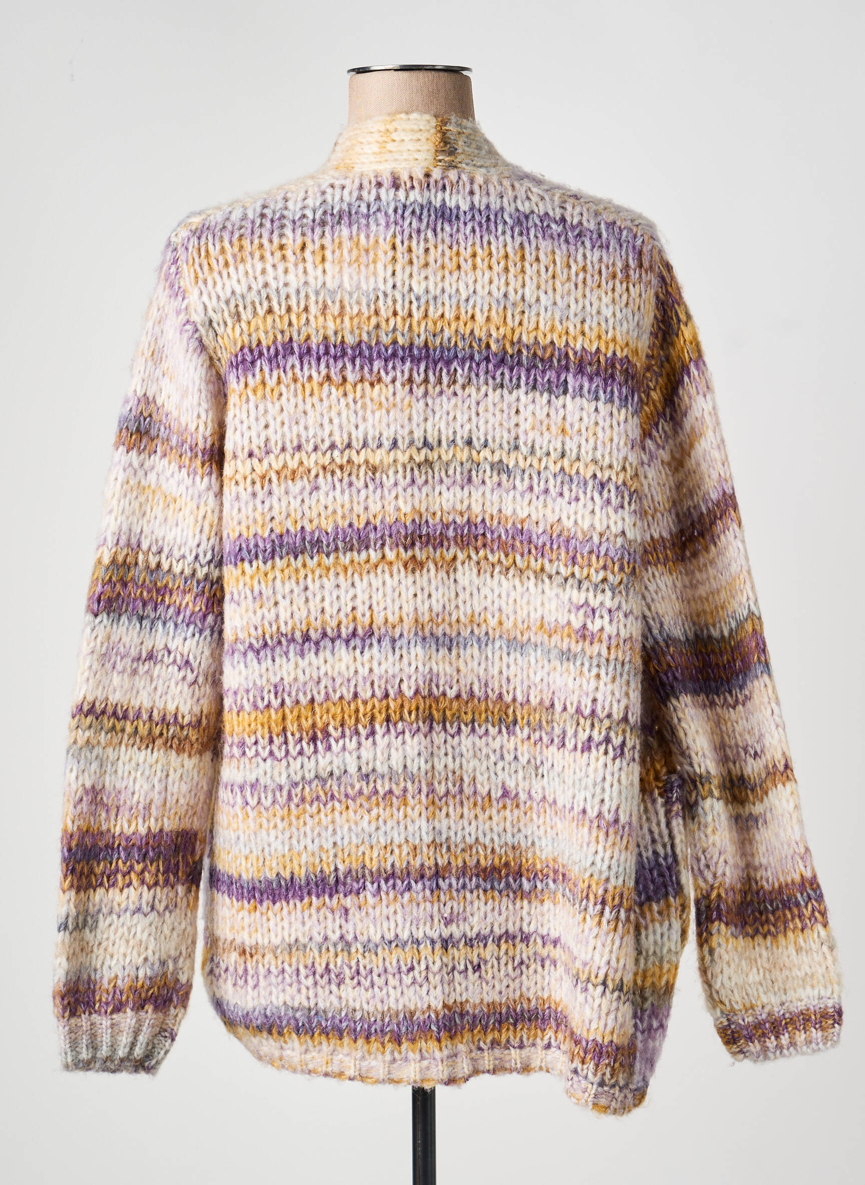 Gilet manches longues stretch violet MOLLY BRACKEN femme