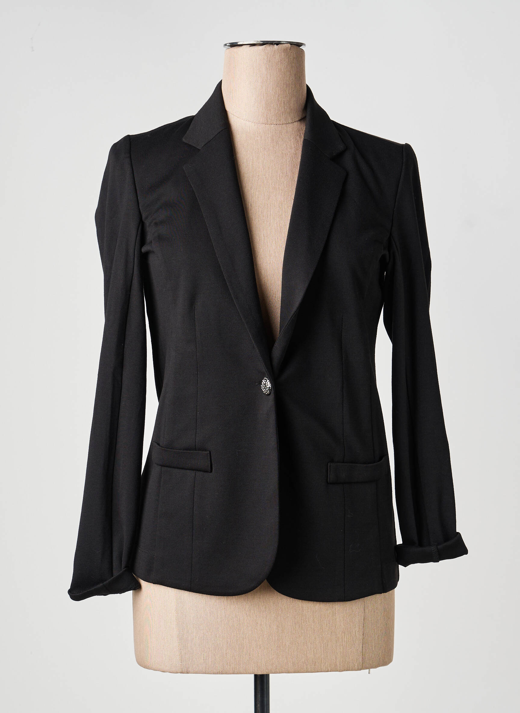 Blazer fausses poches noir LES P'TITES BOMBES femme