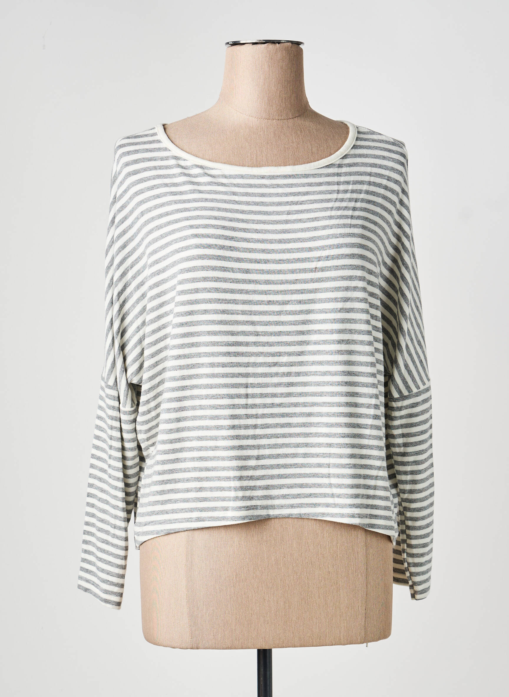 T-shirt manches longues manches longues gris PAKO LITTO femme