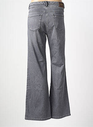 Jeans coupe large stretch taille normale gris ZRS TIMELESS femme