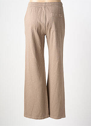 Pantalon flare taille élastique beige PAKO LITTO femme