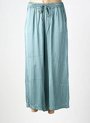 Pantalon droit taille élastique bleu PAKO LITTO femme