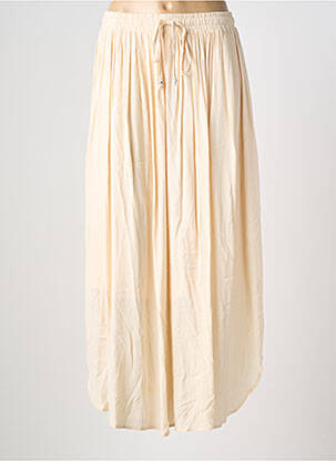 Jupe longue coupe fluide beige MOLLY BRACKEN femme