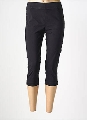 Pantacourt taille élastique noir B.YOUNG femme