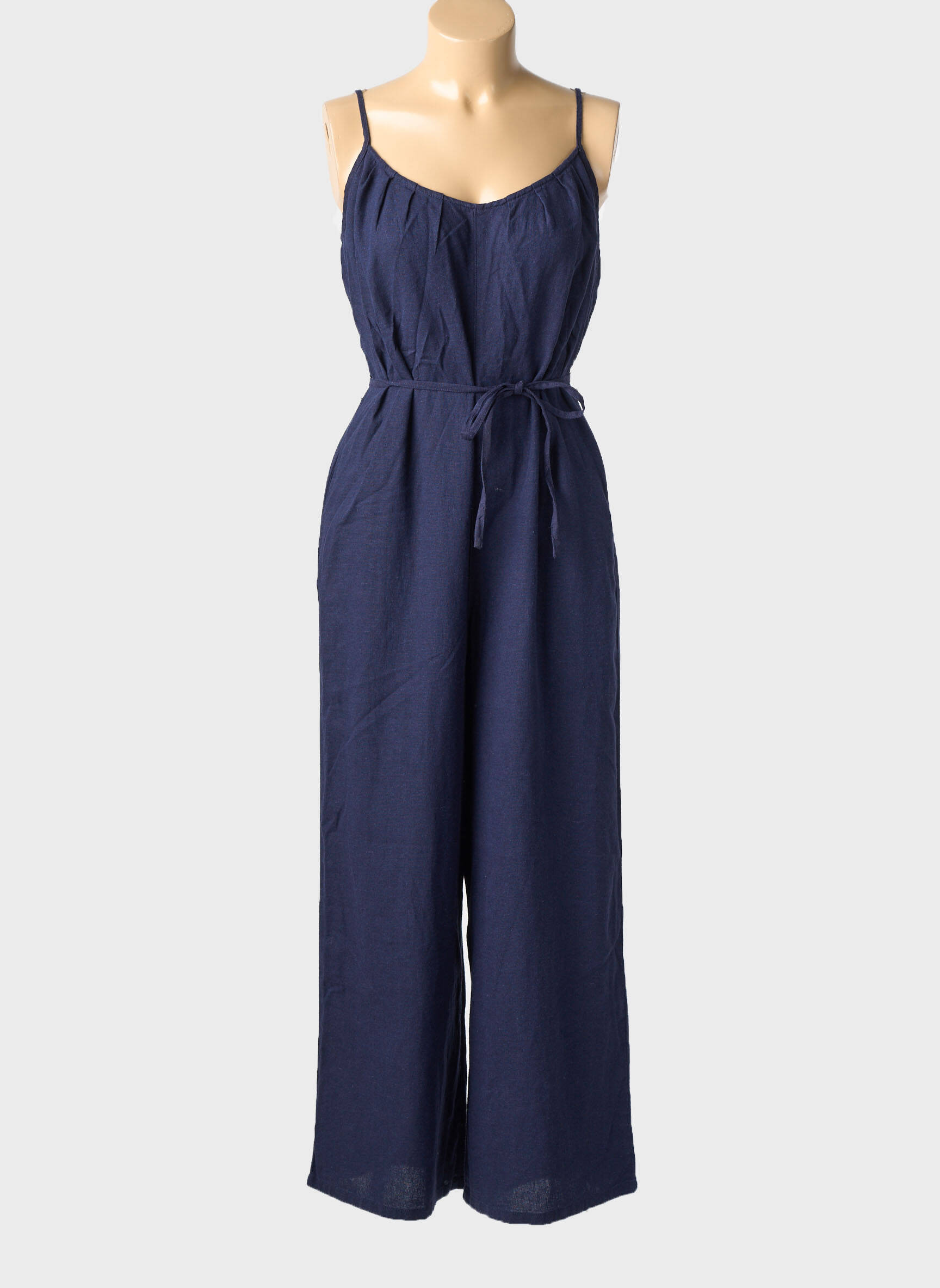 Combi-pantalon fines bretelles fines bretelles bleu LPB LES PETITES BOMBES  femme