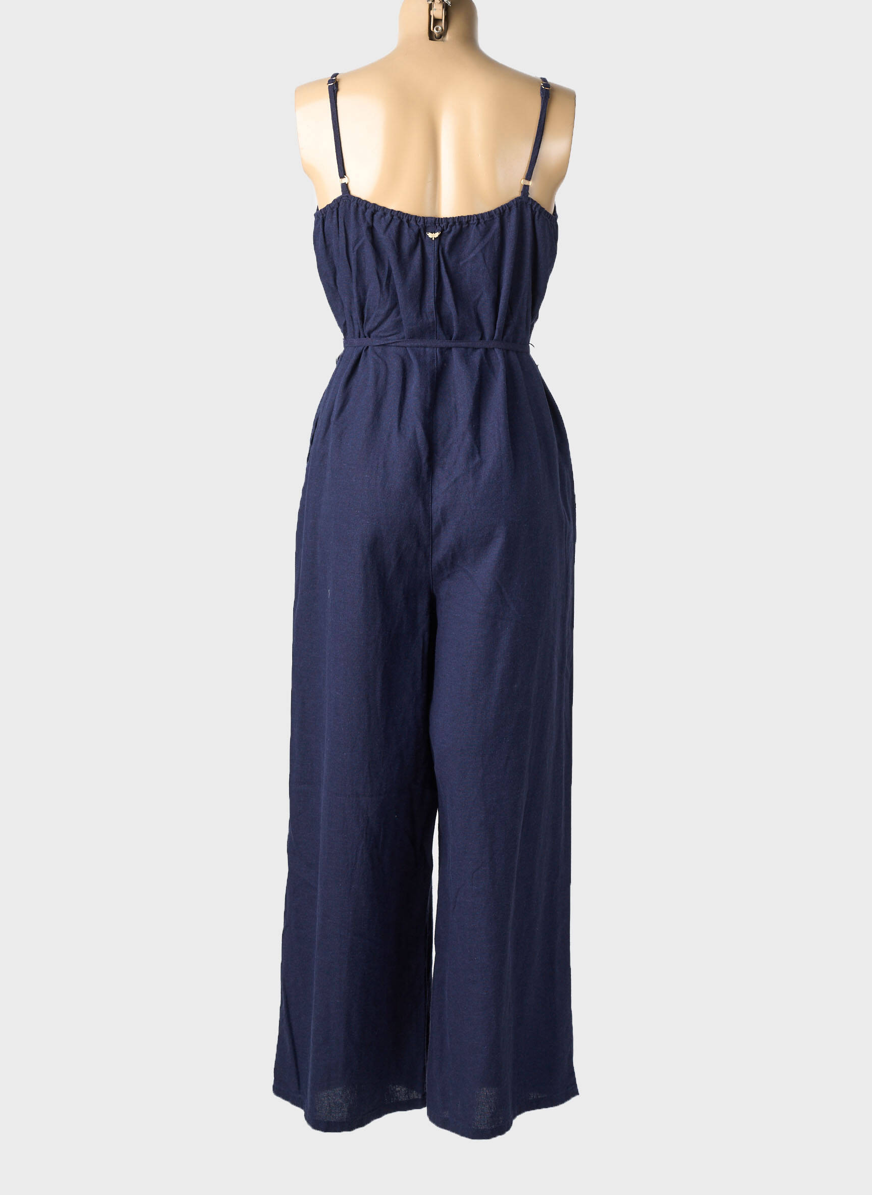 Combi-pantalon fines bretelles fines bretelles bleu LPB LES PETITES BOMBES  femme