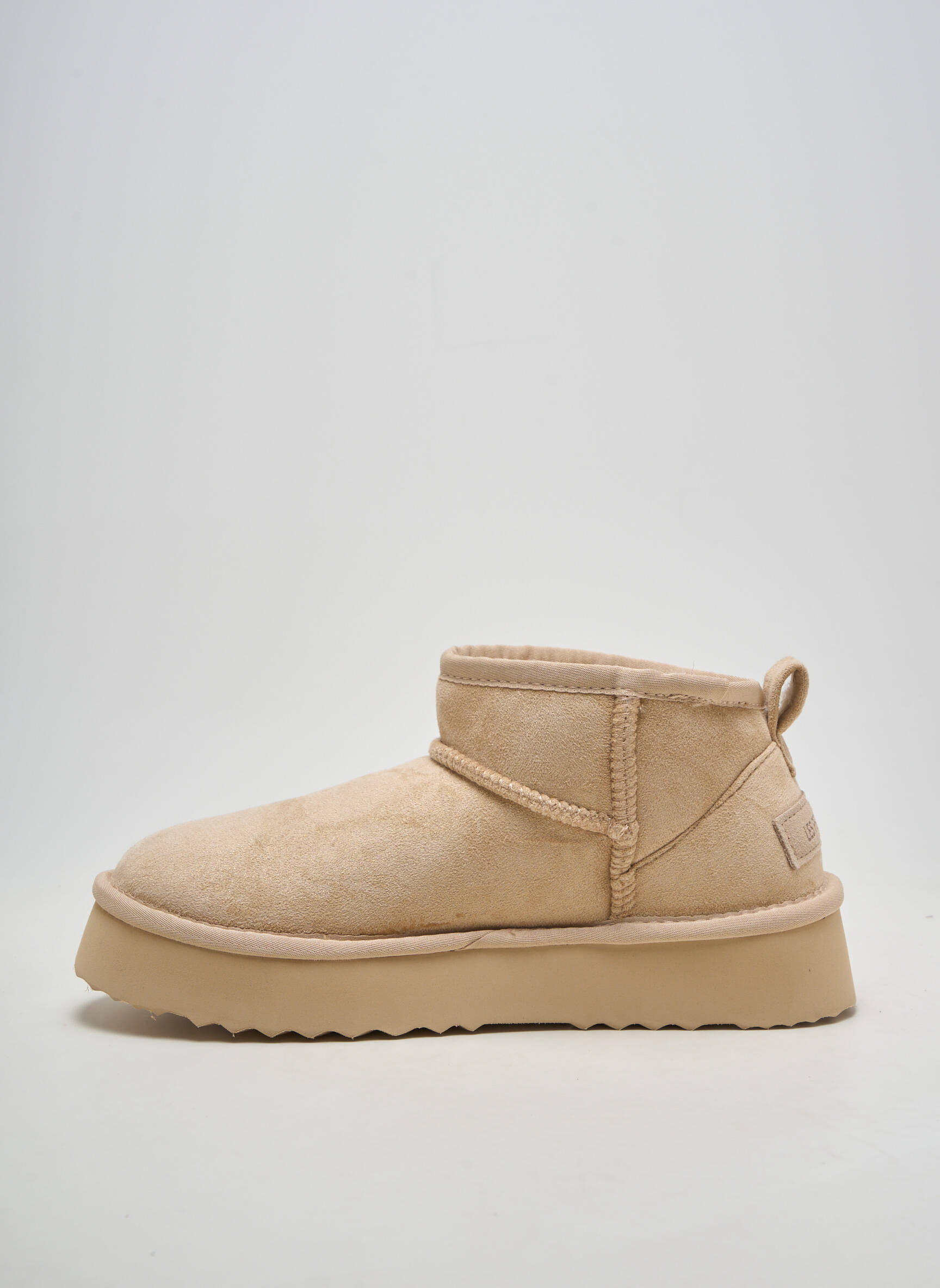 Bottines/boots nubuck talon de 4 à 6cm beige LPB LES PETITES BOMBES  femme