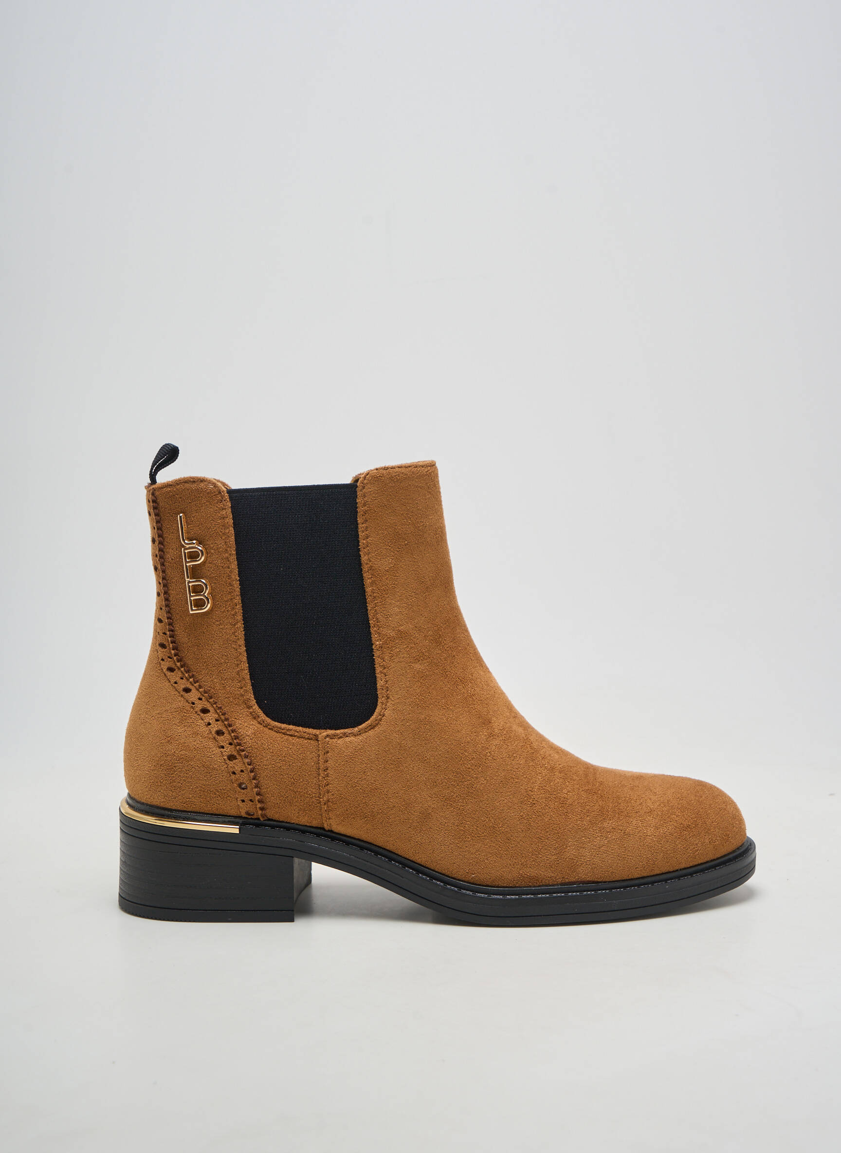 Bottines/boots bout rond talon de 4 à 6cm marron LPB LES PETITES BOMBES  femme