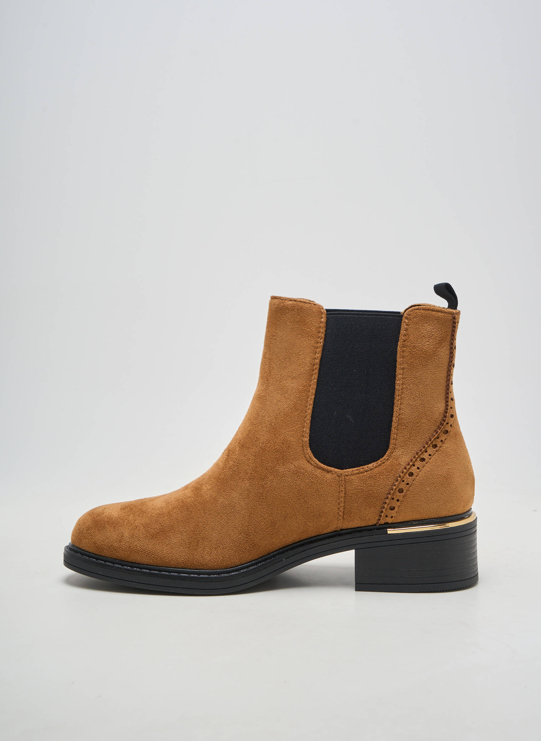 Bottines/boots bout rond talon de 4 à 6cm marron LPB LES PETITES BOMBES  femme