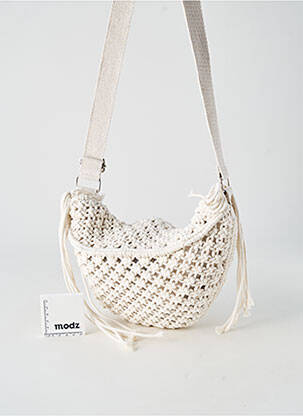 Sac doublure textile forme rectangulaire blanc MOLLY BRACKEN femme
