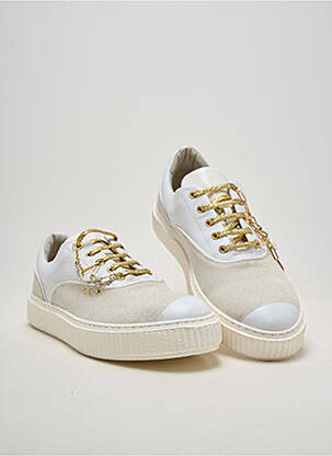 Baskets nubuck bout rond beige ME.LAND homme