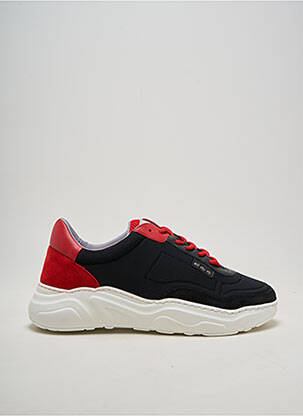 Baskets nubuck bout rond noir ME.LAND homme