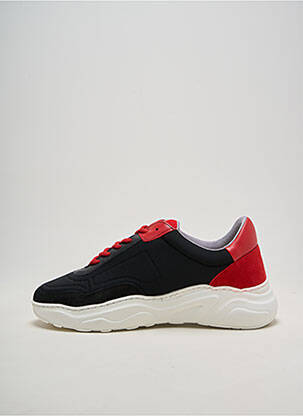 Baskets nubuck bout rond noir ME.LAND homme