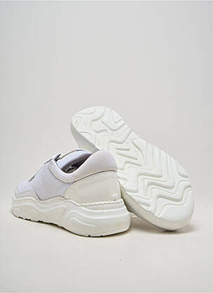 Baskets bout rond talon de 4 à 6cm blanc ME.LAND femme