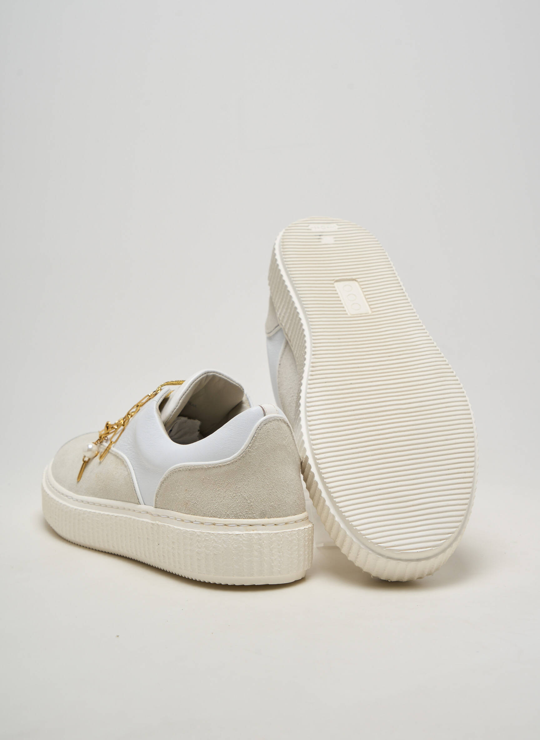 Baskets nubuck bout rond beige ME.LAND homme
