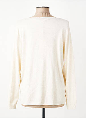 Pull coupe cintrée manches longues beige M & G MONOGRAM femme