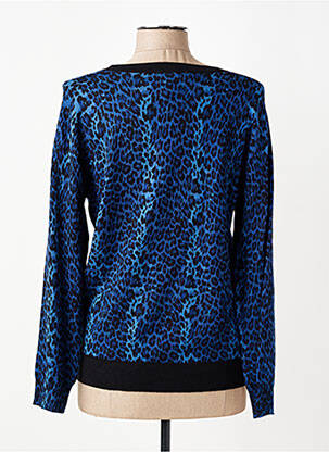 Pull col v manches longues bleu MERI & ESCA femme