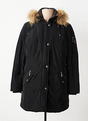 Blouson col col montant noir BARBARA LEBEK femme