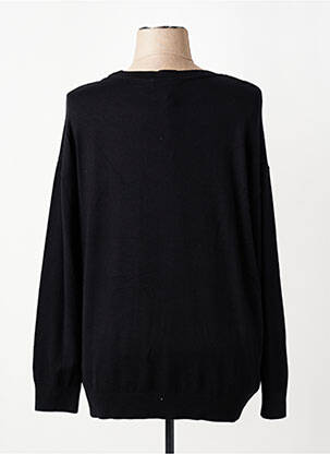 Pull stretch manches longues noir GREGORY PAT femme