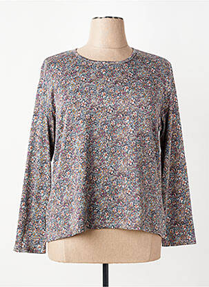 Pull coupe cintrée manches longues jaune GRIFFON femme