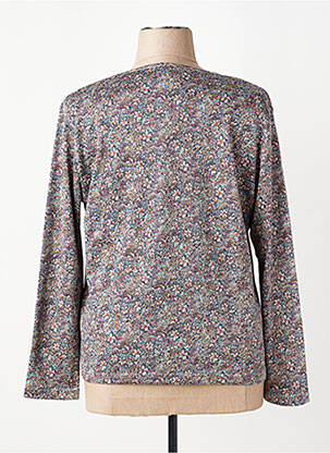 Pull coupe cintrée manches longues jaune GRIFFON femme