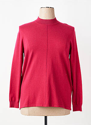 Pull coupe cintrée manches longues rose BARBARA LEBEK femme